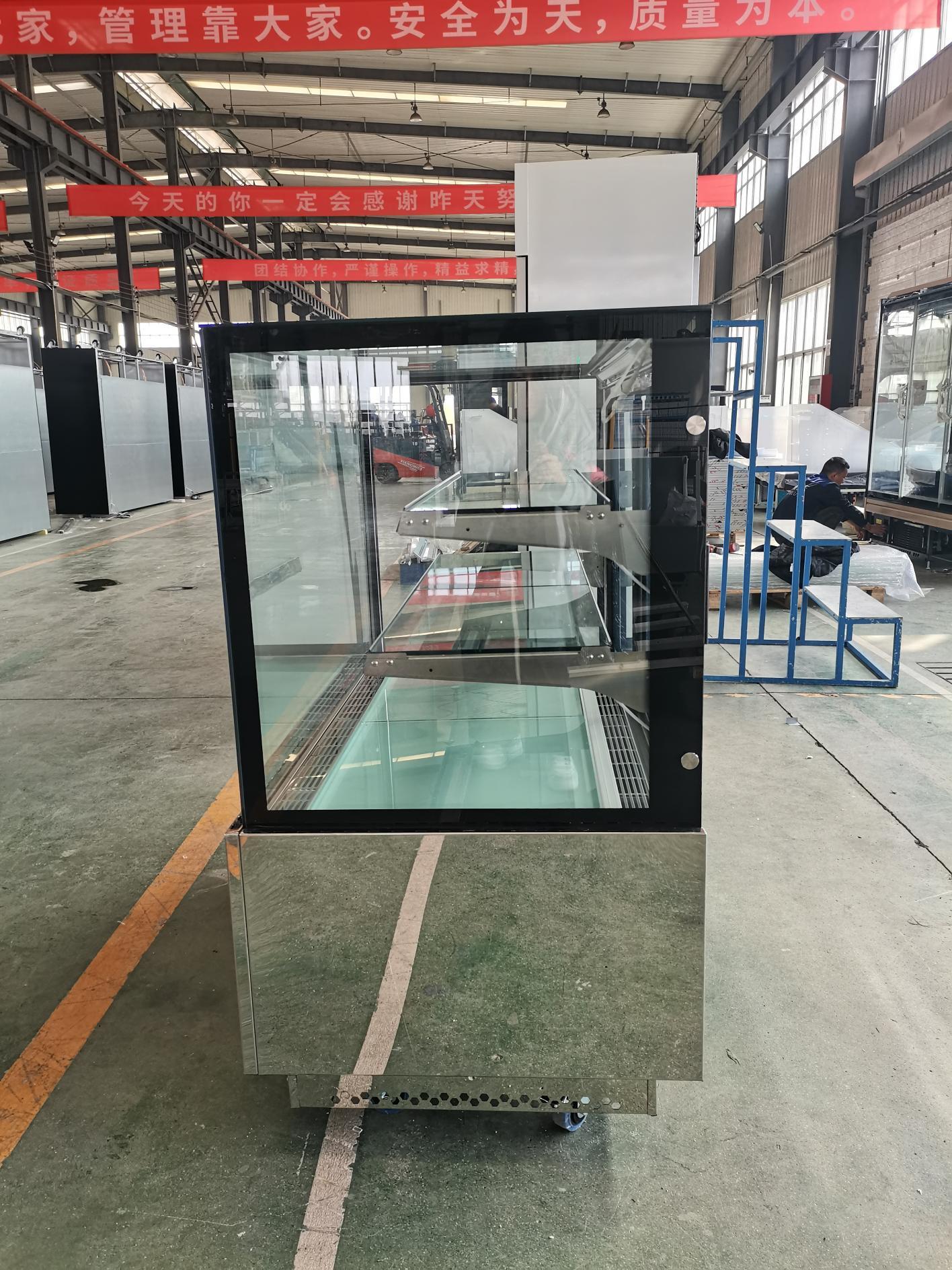 VERA 120DS Flat Glass Sliding Door Cake Showcase Refrigerator