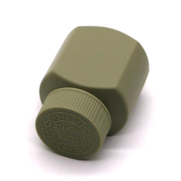 Child-Resistant Cap HDPE 60ml Square Plastic Bottles for Tablets and Organic Capsules