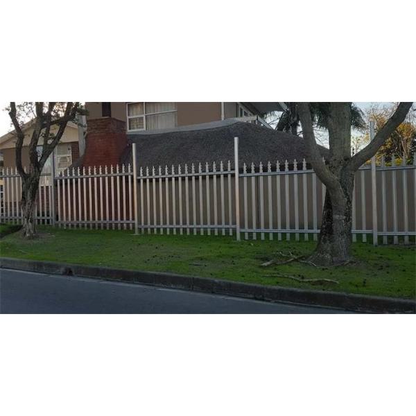 2.0м д/палисад ограждая, ограждать раздела в палисада бледнеют красочная гальванизированная сталь