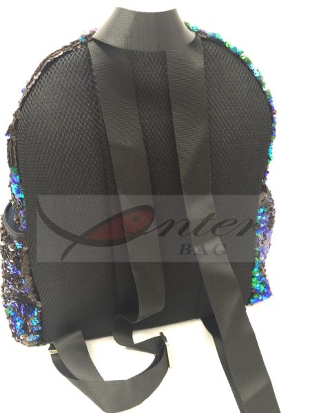 Sequin Backpack, Woman Dazzling Sequin Bag, Reversible Sequins School Backpack for Girl, Lightweight Travel Backpack