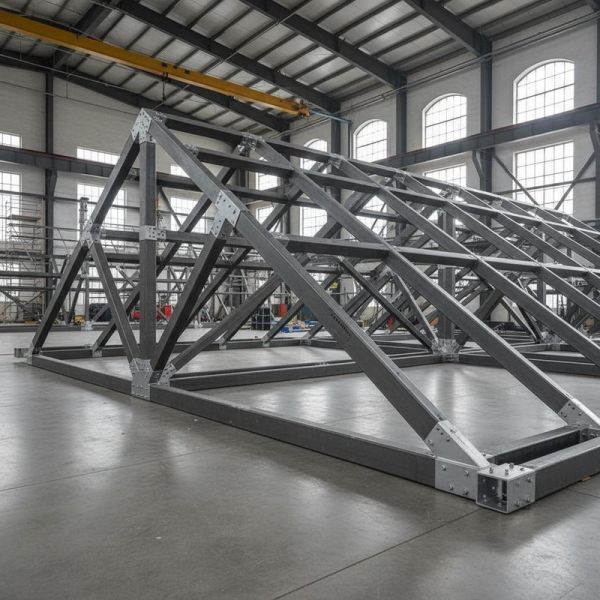Customizable Heavy Duty Truss with 30% Roof Pitch and Class A Fireproof Rating for Large Scale Buildings