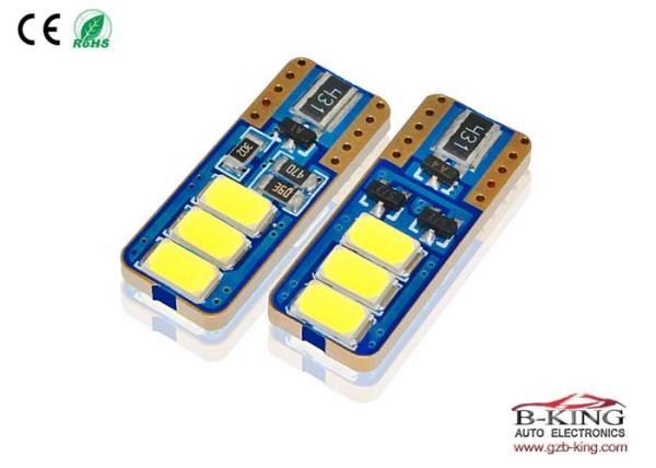 High Quality T10 6SMD 5630 Canbus error free Car LED Bulb Light