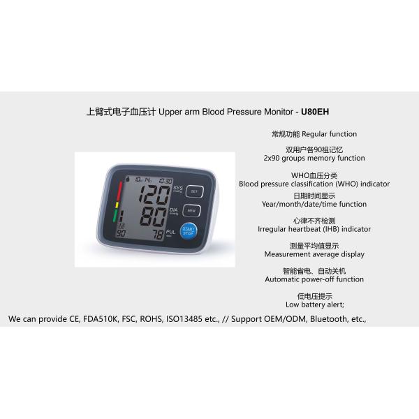 Digital Blood Pressure Monitor Medical Electric ASP Technology