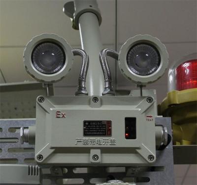 Luz recarregável conduzida à prova de explosões impermeável de Nicd da luz de emergência IP66 - cinzenta