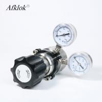 Válvula de pressão de retorno de precisão ajustável de durabilidade entrada 6000psi saída 1000psi aço inoxidável 316L CV 2.0