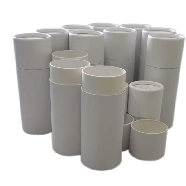 Customizable Logo Design Economical Blank Cylindrical Paper Tubes For Body Powder With Shaking Holes Lid