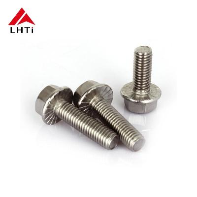 Gr1 Titanium Hex Bolts Nuts 5mm-500mm with 2 Nuts 2 Lock Nuts