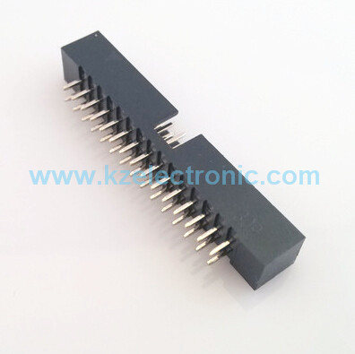 Dual row straight DIP 2*15 Pin box header connector
