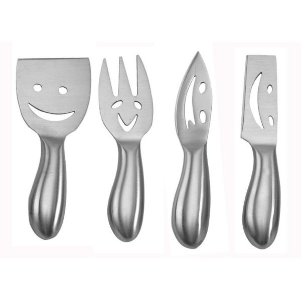 4PCS stainless steel cheese knife set with gift box for cheese tool