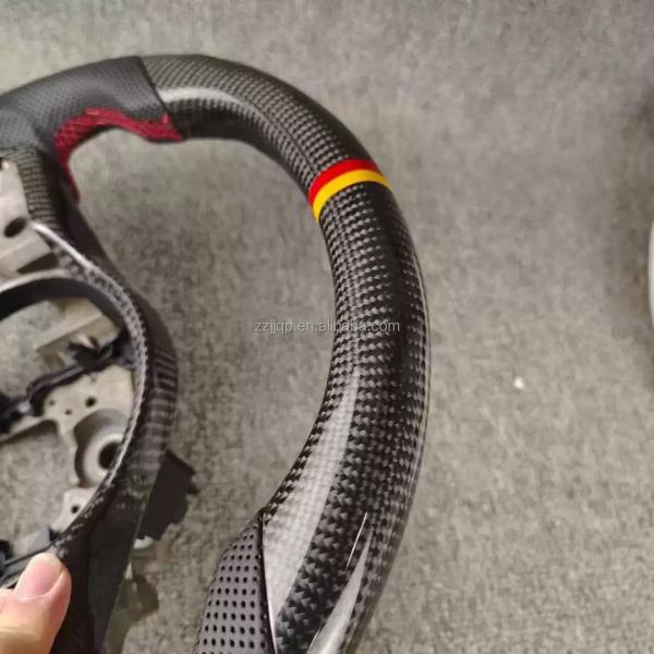 Unleash the Power of Cyberpunk Design with Mitsubishi EVO Carbon Fiber Steering Wheel