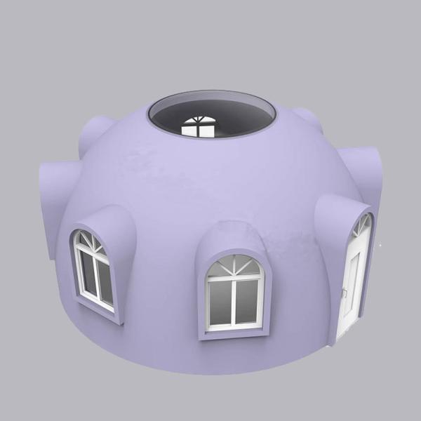 Modern Design Villa Mobile Sun Room Seaside Glass Steel Integrated Housing Homestay