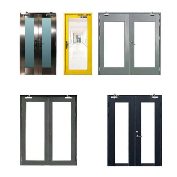 ISO3834 Toughened Glazed Glass Fire Rated Door Fireproof
