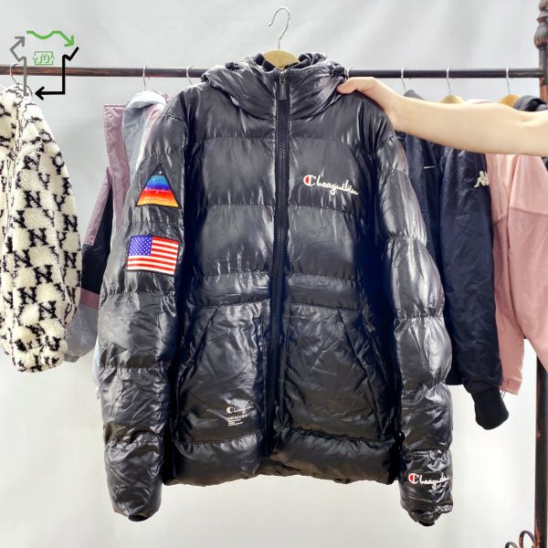 Second Hand Women's Brand Cotton Jacket Winter Warm Fashion Used Branded Coat