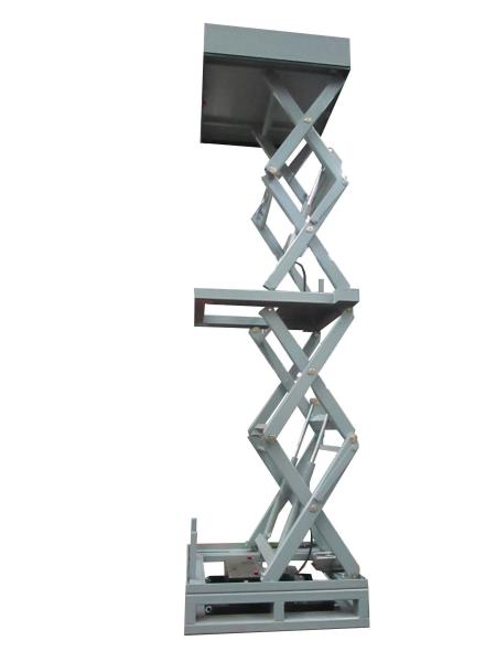 Stationary Hydraulic High Lift Table Scissor Type for Goods Carrying Capacity 200kg Stationary Running Mode Hydraulic
