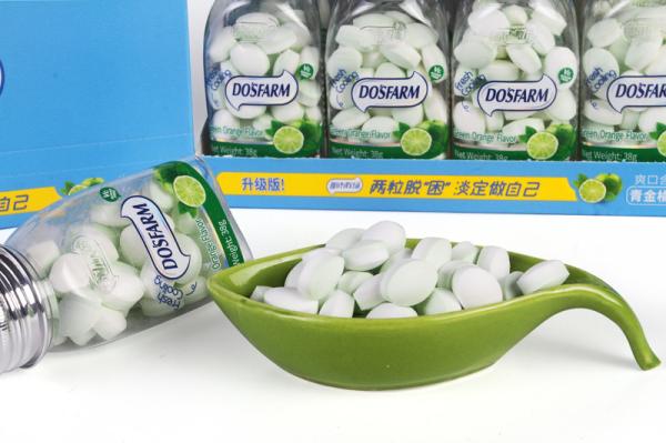 Sugar free Low Fat candy Bottle Pack Vitamin C Low Cal Mint Candy Cooling Mint