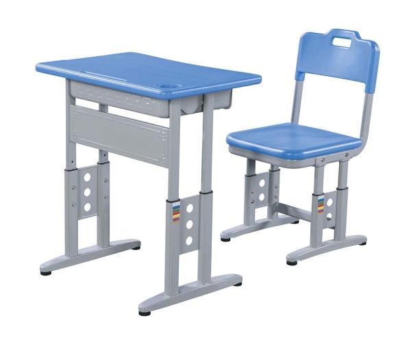 Double Steel Tube PP Top Table And Chair Set With Big Drawer For Meeting Room