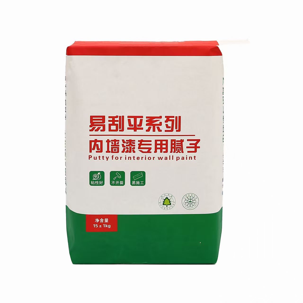 Multi-layer Kraft Paper Cement Bag with Custom Logo Printing, High Moisture Resistance, and Good Stackability