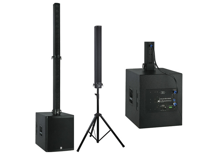 Theatre Array Sound Column Speakers , Active Column Line Array System Musical Speaker