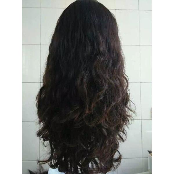 New Arrival Wholesale 16 Inch Mongolian Human Hair Jewish Kosher Wigs #2 Hair Csolor