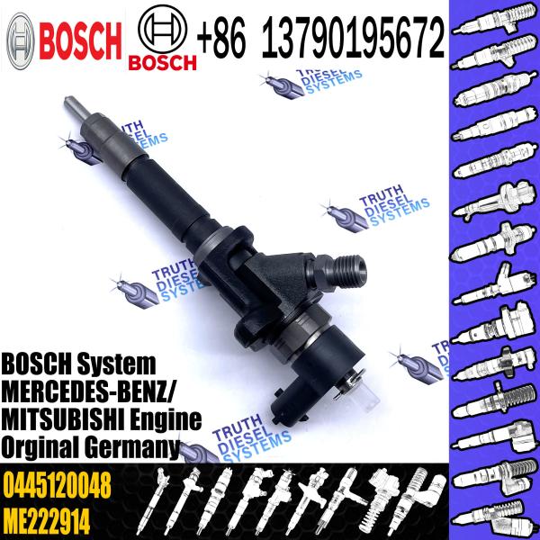 0445120048/0445120049 de injetor comum do trilho para as peças de motor diesel de MITSUBISHI 4M50 ME223750