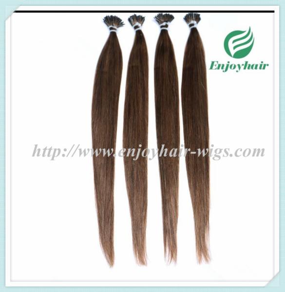 Pre-Bonded Hair 10-28 100s/pack 30# color Straight Human Hair hair extension malaysian