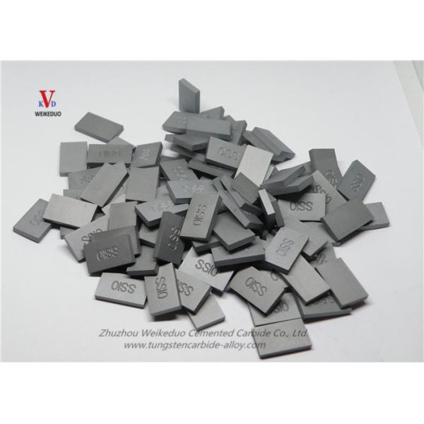 Square Cemented Carbide Tips , Heavy Duty Tungsten Carbide Tool Inserts