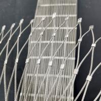Resistant Stainless Steel Wire Rope Mesh For Architecture Safety Barriers And Zoo Cages