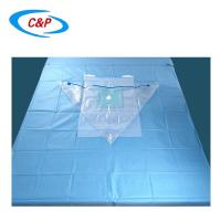 Drapeau arthroscopique respirant pour genou Drapeau chirurgical avec trou