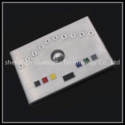 Tipo Desktop teclado industrial com o Trackball para o equipamento do serviço do auto