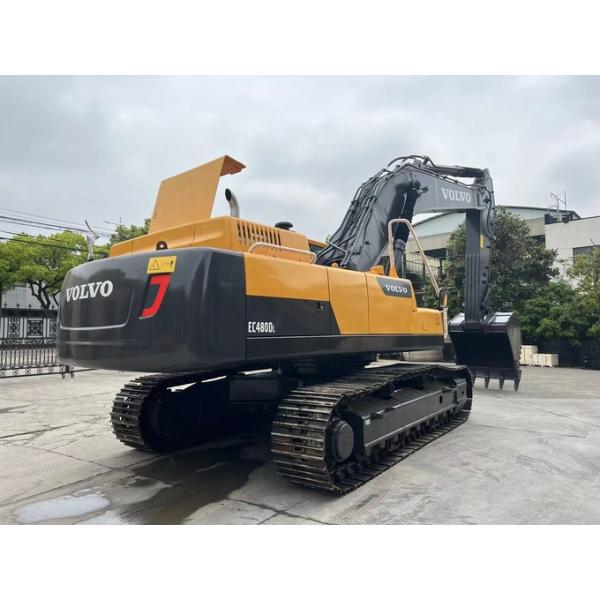 Подержанный гидравлический экскаватор низкая цена высокое качество Vollvo EC 480 с 11010 мм высотой выработки