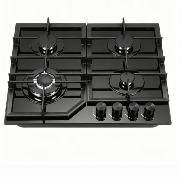 Built in 4 Burner Gas Cooktop Electric Power OEM/ODM Household Appliances Supplier