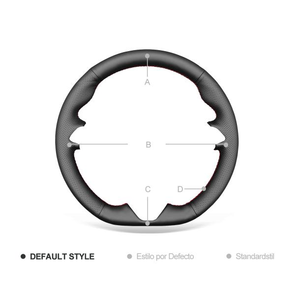 MEWANT Hand Stitch Genuine Leather Steering Wheel Cover for Opel Astra Combo Corsa Grandland X Insignia 2014 2017 2018 2019 2020