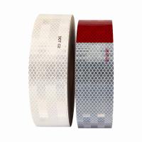 PMMA Dot Red Reflective Tape Auto-Adesivo para Aviso de Veículo Remolque