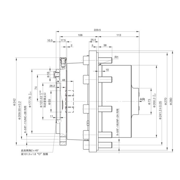 GFT7T2 Ротационный буровой двигатель для путешествий компактный Ротационный буровой буровой двигатель для ходьбы