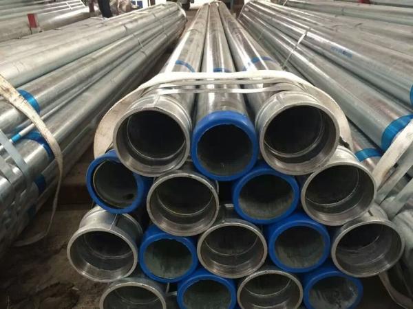 Carbon Steel Welded Tube , Stainless Steel Threaded Pipe THK SCH 80 8mm Thickness