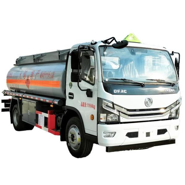 4X2 Drive Wheel Fuel Oil Tanker Truck For Nigeria Dongfeng Chassis 6000L Capacity