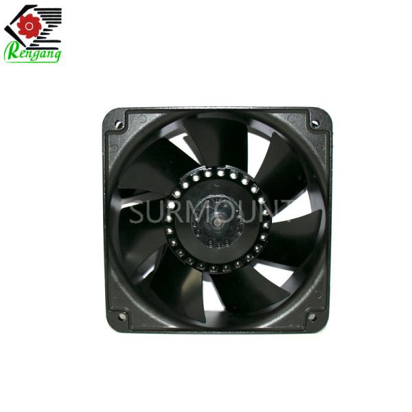 220V 3100 RPM 240CFM Outer Rotor Fan Ball Bearing All Metal Housing