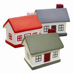 High Quality Foam Stress Balls For Gifts House Shape Customed Logo For Carpal Tunnel