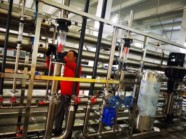 50 m3 par heure usine de nanofiltration d'acier inoxydable de qualité alimentaire 316