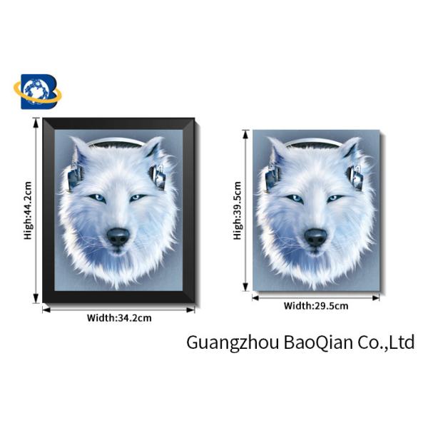 Clear Vivid Animal 3d Photo For Home Wall Decor , 3d Flipped Changing Wall Art