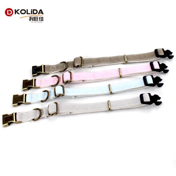 Custom Canvas Fashion Dog Collar And Leash Set For Dogs Customerized