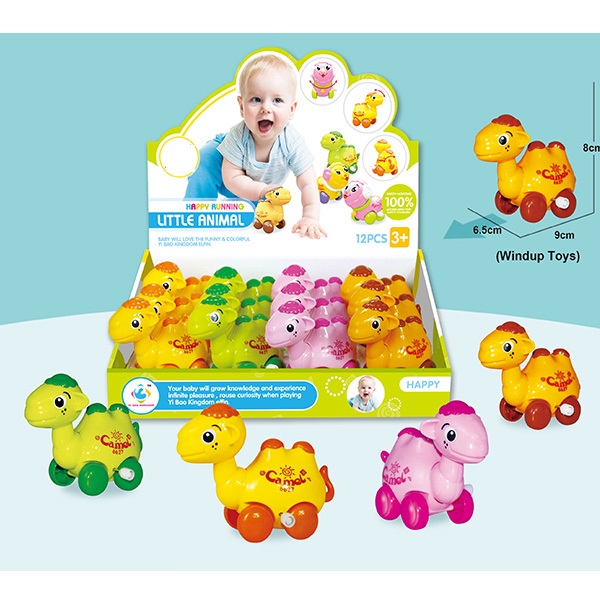 Colorful Plastic Wind Up Animals Play Toys For Toddlers Mini Party Gift