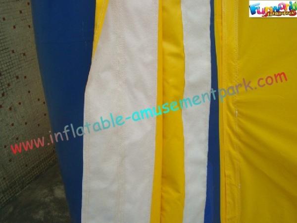 Barraca inflável apertada do partido do ar impermeável para o amarelo da exposição do casamento