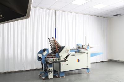 Máquina automática conduzida engrenagem da dobradura do papel para a certificação do CE da indústria de impressão