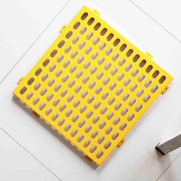 Carbon Steel Decorative Perforated Metal Sheet Excellent Wear Life And Durable