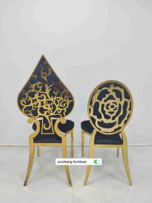 Stainless Steel Wedding Banquet Chair Back Design For Event W50xD65xH92cm