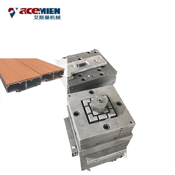 Plastic Profile WPC Extrusion Machine , PVC Wood Tile Die Extrusion Line