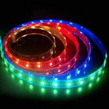 No RF interference 300 leds / 5 Meter RGB 5050 smd 0.4A led flexible strip lights