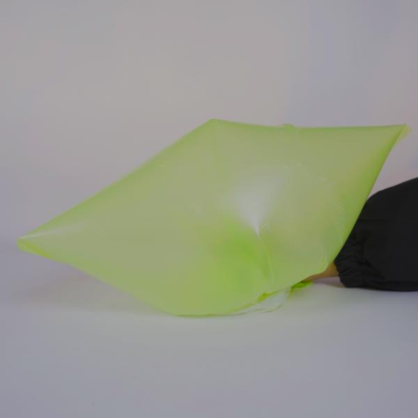 20L Disposable Waste Bag Customed Black Clear And White 100 Counts For Industrial