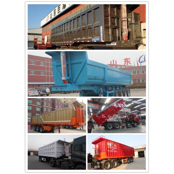 Гидравлический цилиндр заднего отвода полуприцепа с наклонителем заднего тягача прицепа для тяжелой работы